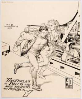 Nestor Redondo Palos Komiks #14 Cover Original Art (Ares Publications, 1969).... | Heritage