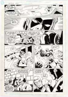 J. J. Birch and John Lowe Legend of the Shield Annual #1 Story Page 20 Original Art (DC/Impact, 1992). From the -