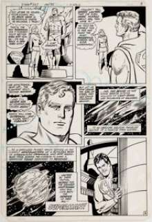 Curt Swan and Frank Chiaramonte Superman #367 Page 9 Original Art (DC, 1982). Supergirl expresses concern for - | Heritage