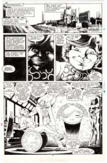 Alan Davis and Paul Neary Excalibur #4 Story Page 13 Arcade Original Art (Marvel, 1989). Arcade, that crazed - | Heritage