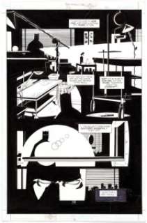 Roger Robinson and John Floyd Batman: Gotham Knights #28 Page 12 Original Art (DC, 2002). The Dark Knight -