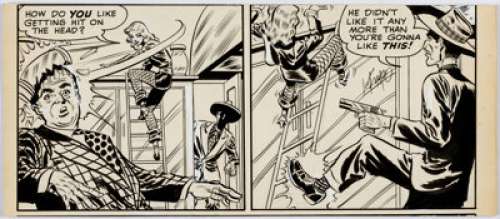 Carmine Infantino Black Canary Partial Page Original Art (DC Comics, c. 1940s).... | Heritage