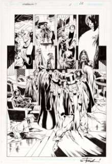 Tom Derenick and Wayne Faucher Shadowpact #11 Page 22 Original Art (DC, 2007)....