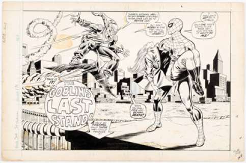 Dave Hunt Super Spider-Man #171 Splash Page 1 Original Art (Marvel UK, 1976).... | Heritage