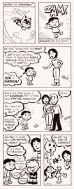 Jay Stephens Jetcat Complete 1-Page Story Original Art (c. 2000s). Short and sweet, this quick 1-page story -