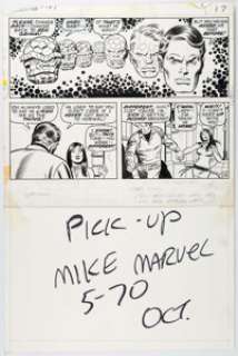 John Buscema and Joe Sinnott Fantastic Four #107 Story Page 13 Original Art (Marvel Comics, 1971). Buscema and - | Heritage