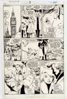 Alan Davis and Paul Neary Excalibur #3 Story Page Original Art (Marvel, 1989).... | Heritage
