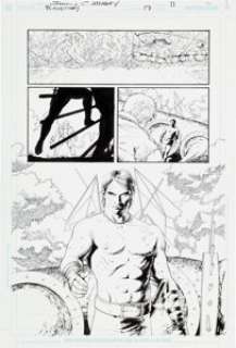 John Cassaday Planetary #17 Story Page 11 Original Art (DC/Wildstorm, 2003). ...