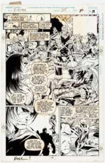 Tony Daniel and John Holdredge X-Force #35 Story Page 14 Original Art (Marvel, 1994).... | Heritage