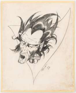 Doug Rice - Mephisto Sketch Original Art (1969)....