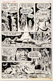 Frank Thorne Marvel Feature V2#2 Story Page 9 Original Art (Marvel, 1976).... | Heritage