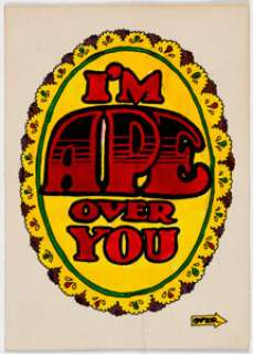Robert Crumb Monster Greeting Cards #40 Card Front Original Art (Topps Co., Inc, 1965).... | Heritage
