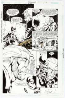 Staz Johnson and Wayne Faucher Catwoman #84 Page 7 Original Art (DC, 2000)....