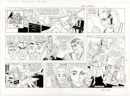 Bob Lubbers Robin Malone #68 Sunday Comic Strip Original Art dated 6-30-68 (NEA, 1968).... | Heritage