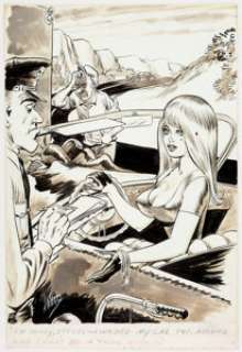 Bill Ward Zip March-1967 Gag Panel Cartoon Illustration Original Art (Humorama, 1967).... | Heritage