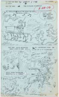  - Vic Lockman - Chip ‘n‘ Dale Comic Book Preliminary Artwork/Scripts Group of 24 (Gold Key, 1978-79).
 ... (Total: 24 Items)