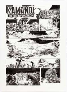  - Ryan Sook Wednesday Comics #8 Complete 1-Page Story Kamandi Original Art (DC, 2009)....