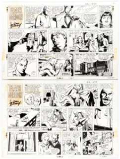 Dan Barry Flash Gordon Sunday Comic Strip Original Art dated 6-2 and 6-9-68 (King Features Syndicate, 1968).... (Total: 2 Original Art) | Heritage