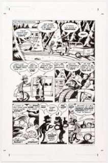 Peter Bagge Apocalypse Nerd #6 Story Pages 10-16 Original Art Group of 7 (Dark Horse Comics, 2005). ... (Total: 7 Original Art) | Heritage