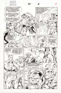  - Scot Eaton and Mike Barreiro Silver Surfer #95 Story Page 8 Original Art (Marvel Comics, 1994)....