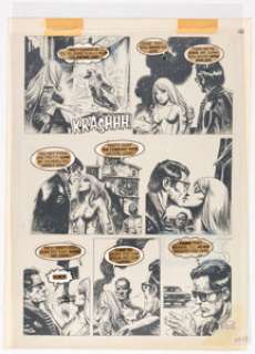  - Rafael Auraleon (a.k.a. Aura Leon) Vampirella #95 "Cassandra St. Knight" Story Page 16 Original Art (Warren Publ....