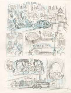 Will Eisner The Spirit #32 "The Block" Story Page 4 Preliminary Original Art (Kitchen Sink Press, 1981).... | Heritage