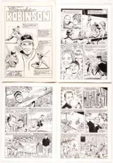 Joe Orsak and Joe Sinnott Brooks Robinson [Baseball’s Greatest Heroes] #1 Complete Issue Original Art and Color Gu... (Total: 62 Items) | Heritage