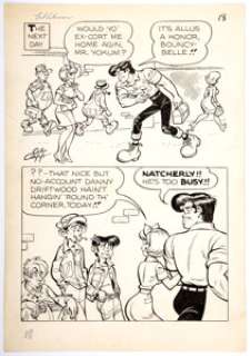 Al Capp and Frank Frazetta Li’l Abner and the Creatures from Drop-Outer Space (#nn) Page 18 Original Art (United F... | Heritage