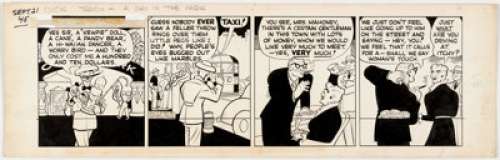 Chester Gould Dick Tracy Daily Comic Strip Original Art dated 9-21-45 (Chicago Tribune, 1945).... | Heritage