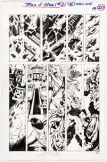 Steve Rude The Man of Steel #2 Story Page 20 Original Art (DC, 2018).... | Heritage