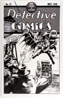 Gene Colan Detective Comics #27 Cover Re-Creation Original Art (1999). ... | Heritage