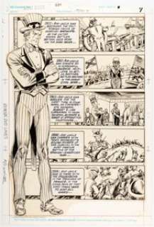 Murphy Anderson Secret Origins #19 Story Page 7 Original Art (DC, 1987).... | Heritage