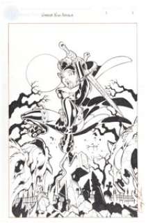 Craig Babiar Warrior Nun Areala #1 Cover Original Art (Antarctic Press, 2001)....