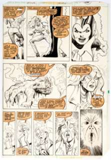 John Romita Jr. and Alfredo Alcala Dazzler #2 Story Page 16 Original Art (Marvel, 1981).  After getting over her - | Heritage