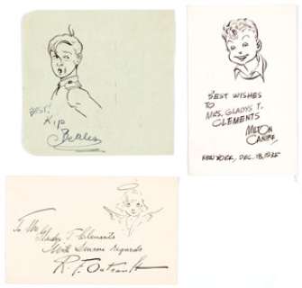 R. F. Outcault, Milton Caniff, and Kip Beales - Sketches Group of 3 (c. 1930s). Here is a fantastic collection of - | Heritage