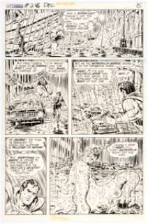 Curt Swan and Murphy Anderson Superman #246 Story Page 14 Original Art (DC, 1971). Superman has a frightening - | Heritage