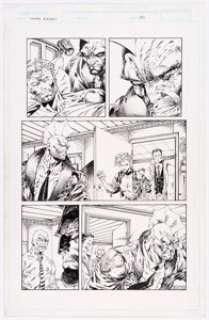 Jim Lee and Richard Bennett Savage Dragon #13 Story Page 10 Original Art (Image, 1994). The Savage Dragon wants - | Heritage