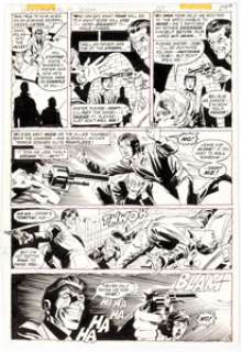 Dick Giordano The Brave and the Bold #143 Story Page 3 Human Target Original Art (DC, 1978).  Dramatic -