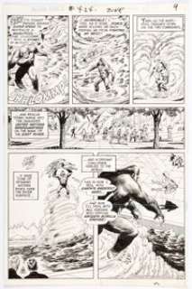 Curt Swan and Murphy Anderson Action Comics #424 Story Page 8 Superman and Gorilla Grodd Original Art (DC, 1973)....