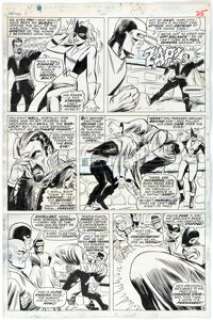 Jack Sparling and John Taglione X-Men #30 Story Page 19 Original Art (Marvel, 1967). The villainous Warlock’s - | Heritage