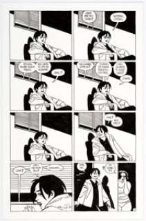 Jaime Hernandez | Love and Rockets V2#14 Story Page 2 Hopey Original Art (Fantagraphics, 2005). | Heritage
