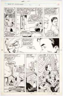 Dave Ross, Andy Mushynsky and Keith Williams - Web of Spider-Man #71 Story Page 10 Original Art (Marvel, 1991).