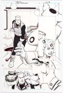 Howard Chaykin - Guy Gardner: Collateral Damage #2 Story Page 11 Original Art (DC, 2006).
