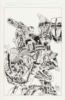 Tom Artis and Sam de le Rosa - Night Zero #4 Cover Original Art (Fleetway/Quality, 1991).