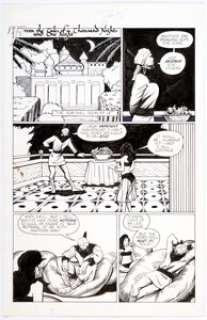 M. C. Wyman and Ande Parks - Sinbad: The House of God #4 Story Pages #1-14 Original Art (1991).