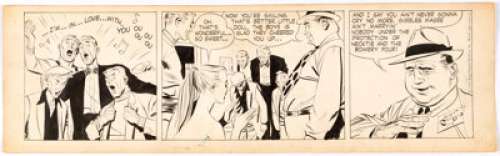 Alex Raymond | Rip Kirby Daily Comic Strip Original Art dated 11-5-55 (King Features Syndicate, 1955). | Heritage