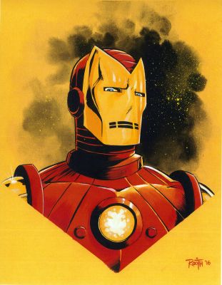 Mike Rooth | MIKE ROOTH 2016 IRON MAN ARTWORK | Tri-State Original Art