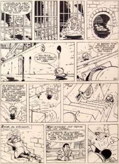 Tillieux | Gil Jourdan Cargo du crépuscule Planche N° 24 Ã  l’encre de chine | Kahn et Associés