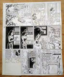 Maltaite, Eric | Planche originale (p.32)  - 421 T.9  - Morgane Angel | Catawiki