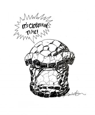Ron Wilson | RON WILSON “CLOBBERING TIME” SPECIALTY DRAWING | Tri-State Original Art